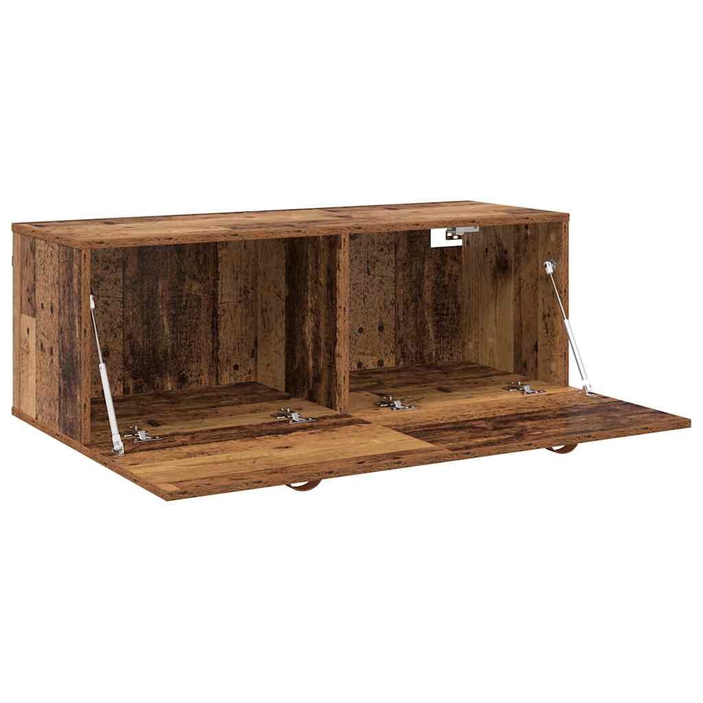 Veggskap Gammelt tre 100 x 36.5 x 35 cm Konstruert tre