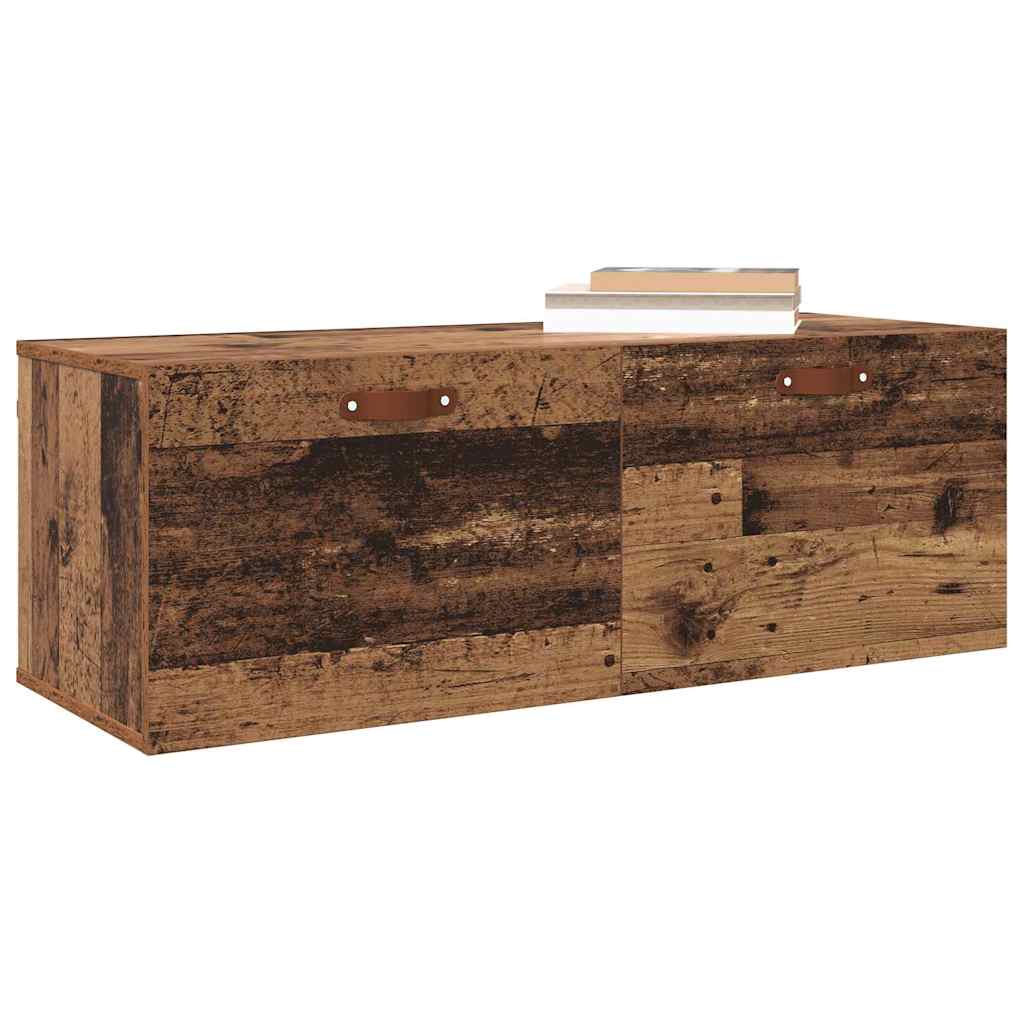 Veggskap Gammelt tre 100 x 36.5 x 35 cm Konstruert tre
