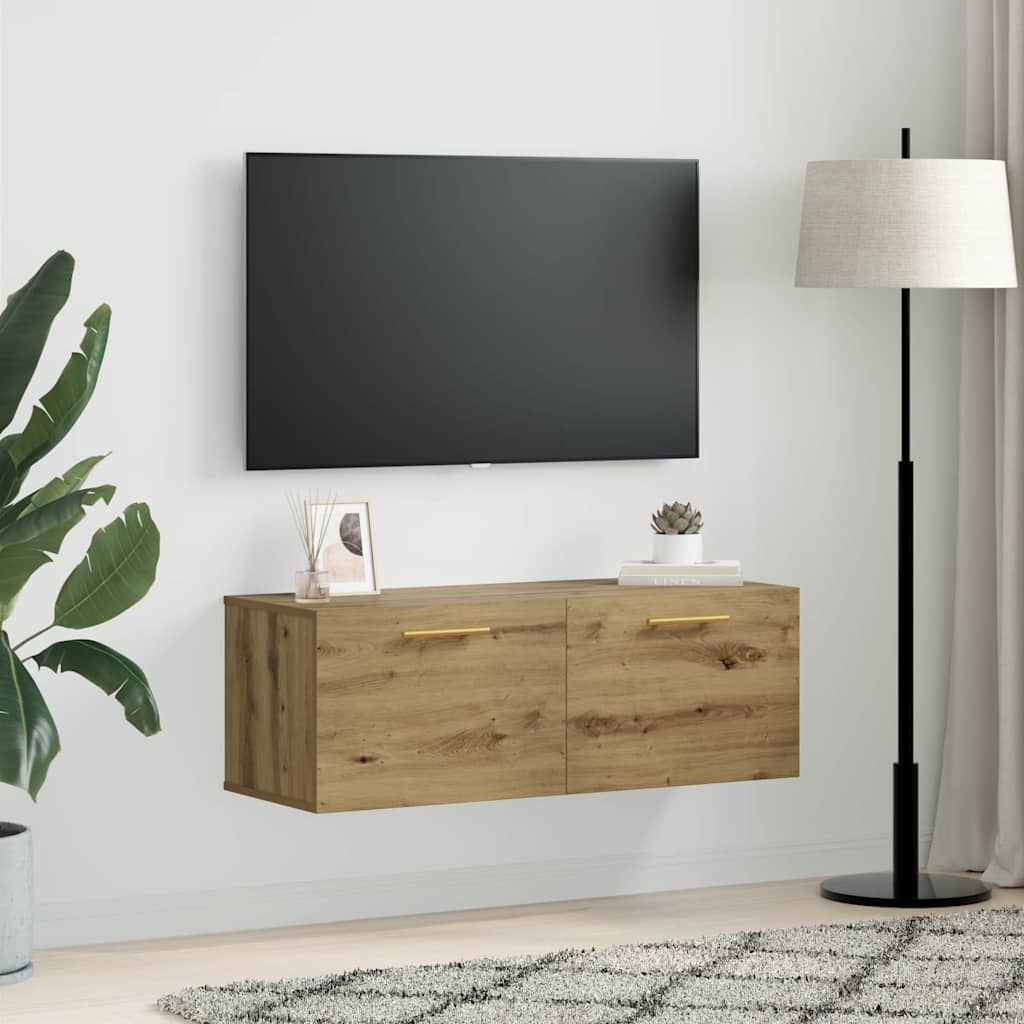 Veggskap artisan eik 100 x 36.5 x 35 cm Konstruert tre