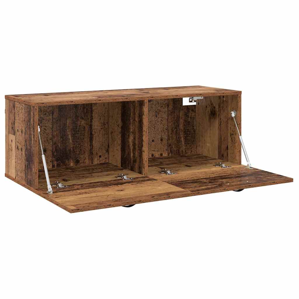 Veggskap Gammelt tre 100 x 36.5 x 35 cm Konstruert tre