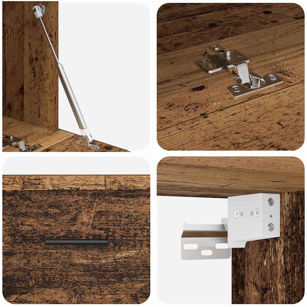 Veggskap Gammelt tre 100 x 36.5 x 35 cm Konstruert tre