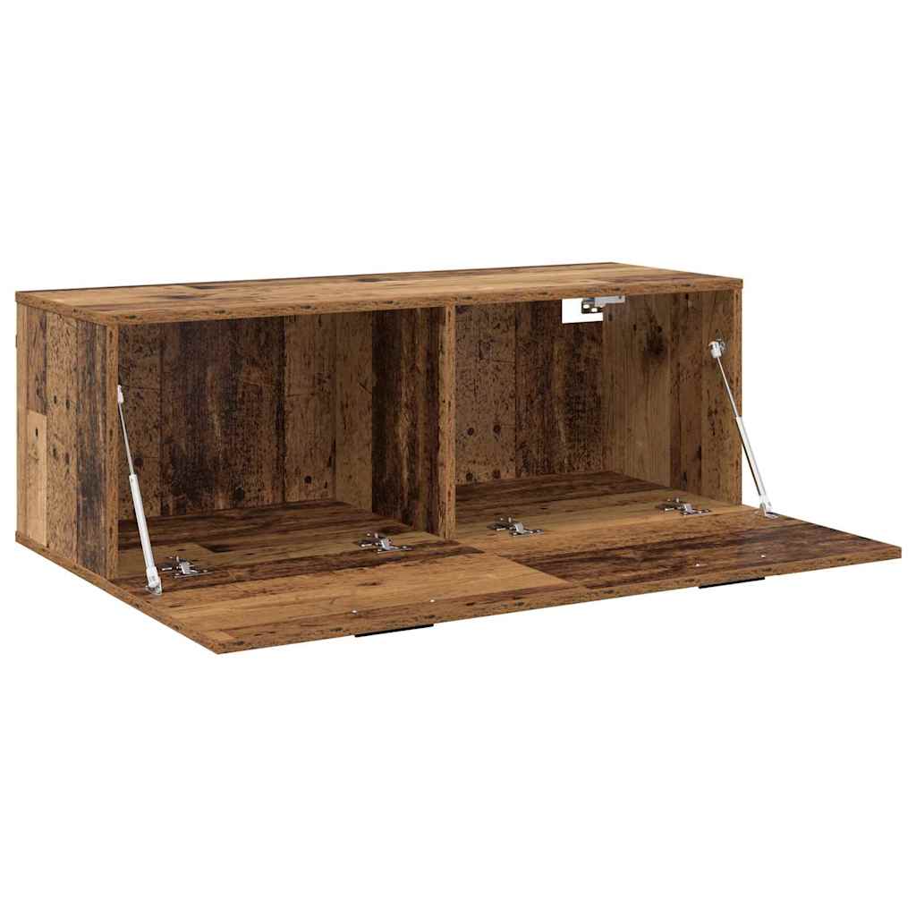 Veggskap Gammelt tre 100 x 36.5 x 35 cm Konstruert tre