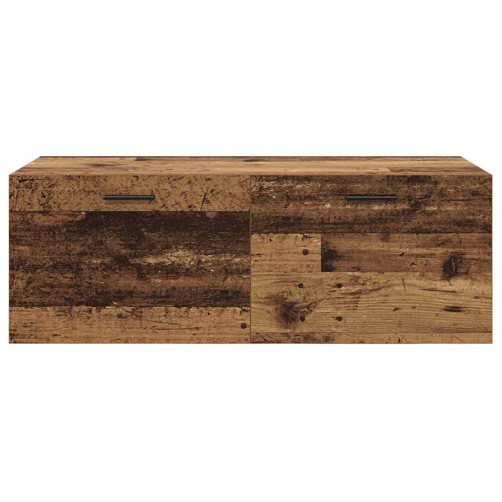 Veggskap Gammelt tre 100 x 36.5 x 35 cm Konstruert tre