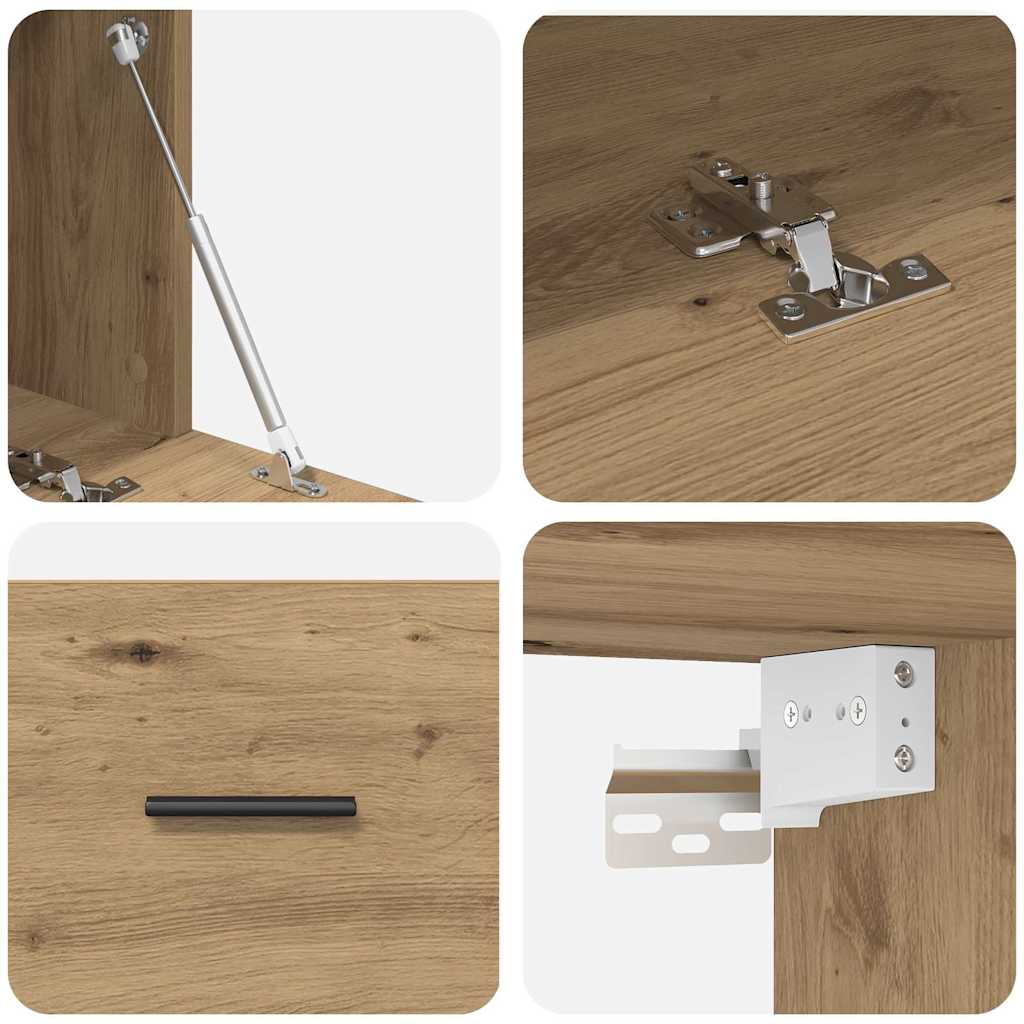 Veggskap artisan eik 100 x 36.5 x 35 cm Konstruert tre