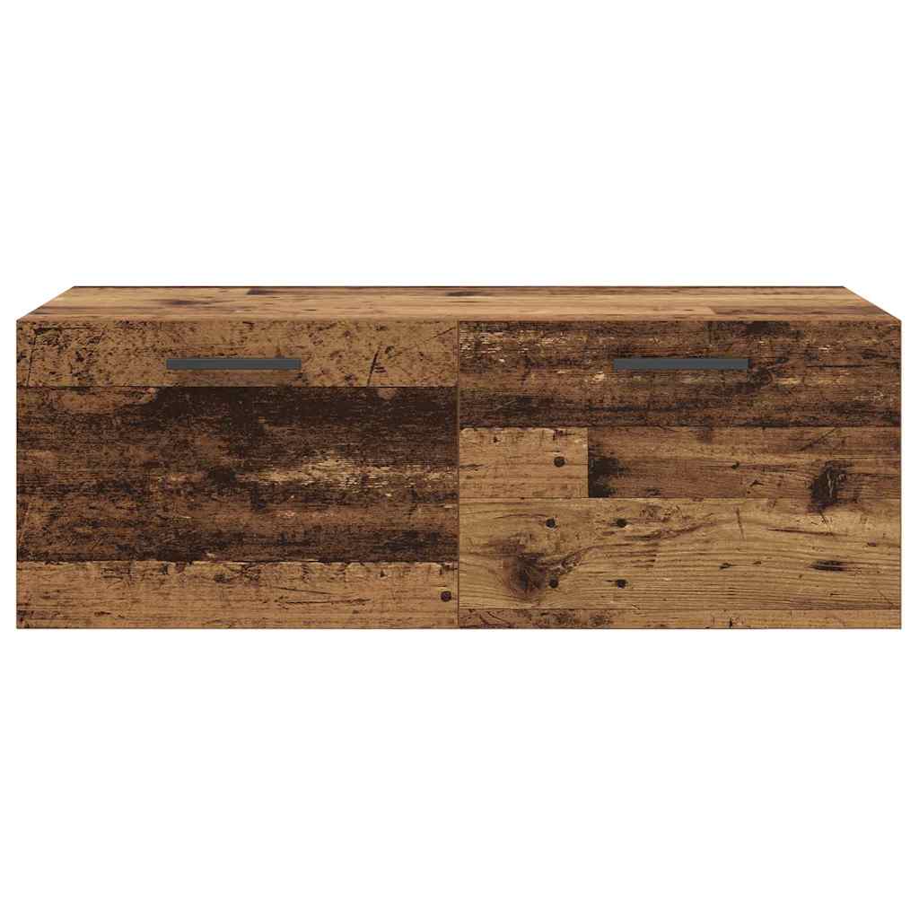 Veggskap Gammelt tre 100 x 36.5 x 35 cm Konstruert tre