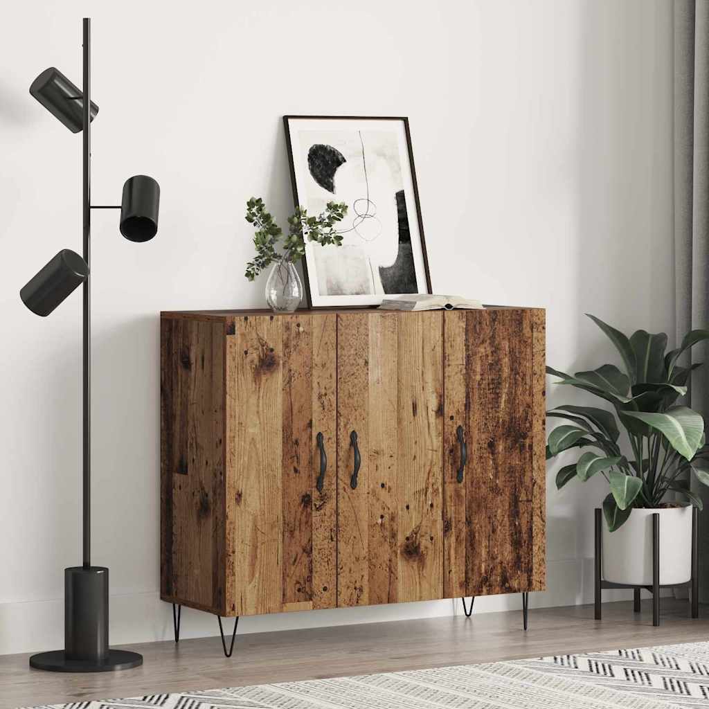 Serviesskap Gammelt tre 90 x 34 x 80 cm Konstruert tre