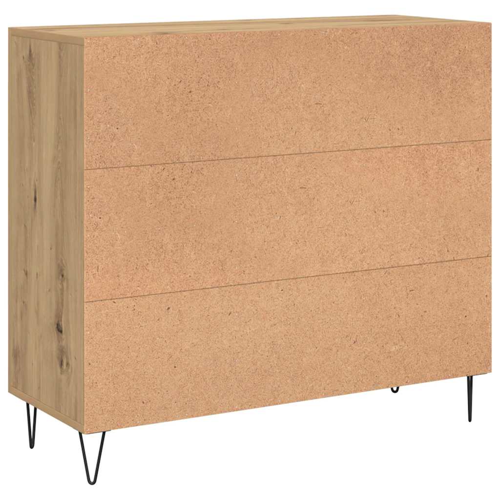 Serviesskap artisan eik 90 x 34 x 80 cm Konstruert tre