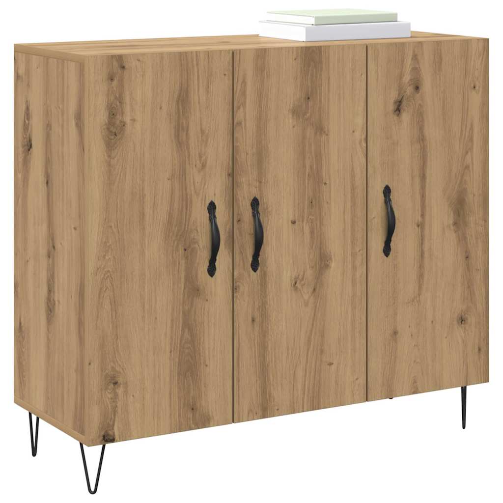 Serviesskap artisan eik 90 x 34 x 80 cm Konstruert tre