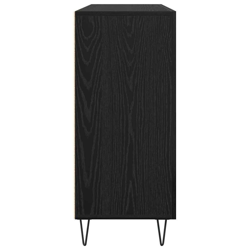 Serviesskap Svart eik 90 x 34 x 80 cm Konstruert tre