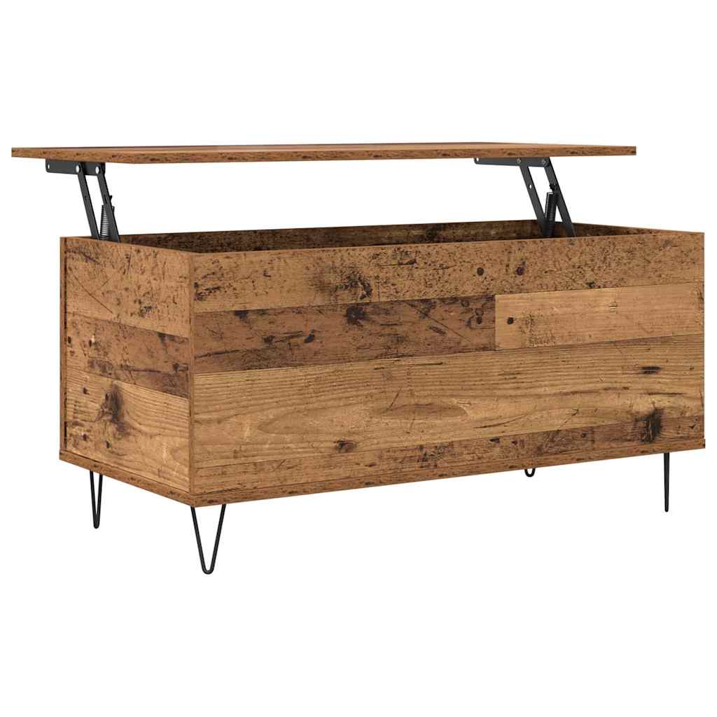 Kaffebord Gammelt tre 90 x 44.5 x 45 cm Konstruert tre