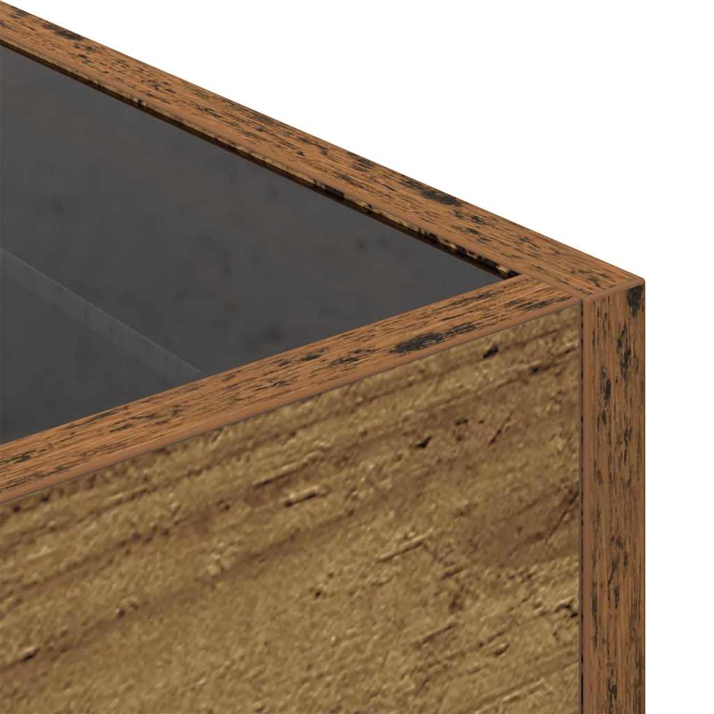 Kaffebord Gammelt tre 50 x 50 x 30 cm Konstruert tre
