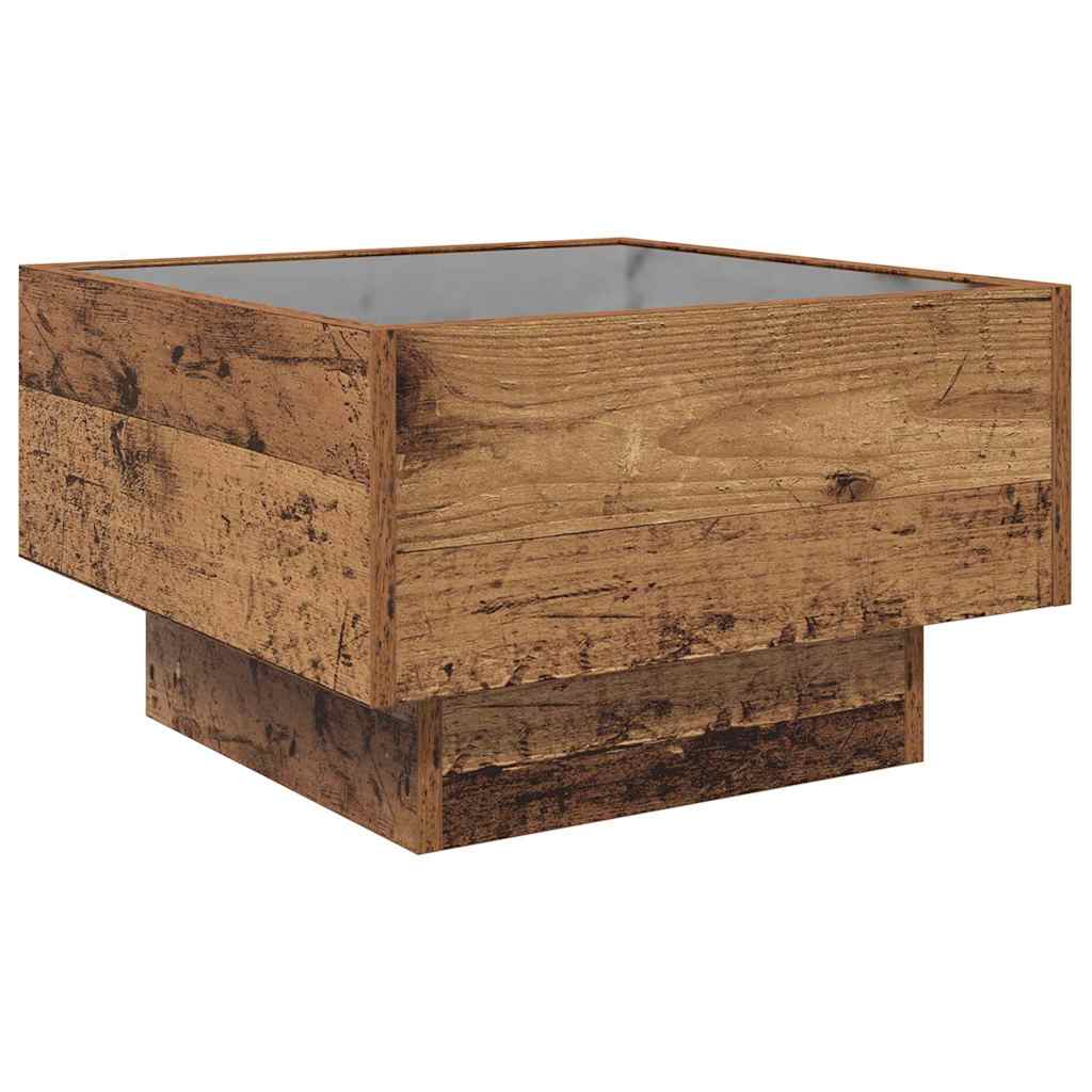 Kaffebord Gammelt tre 50 x 50 x 30 cm Konstruert tre