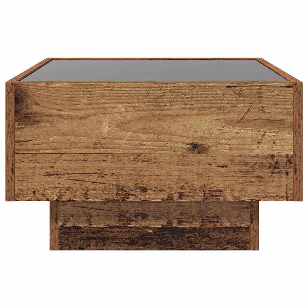 Kaffebord Gammelt tre 50 x 50 x 30 cm Konstruert tre