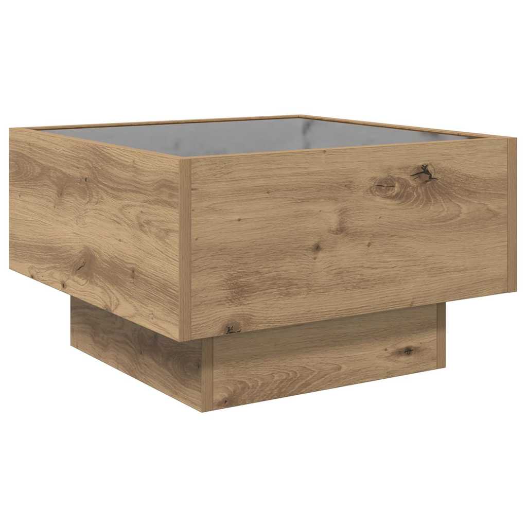 Kaffebord artisan eik 50 x 50 x 30 cm Konstruert tre