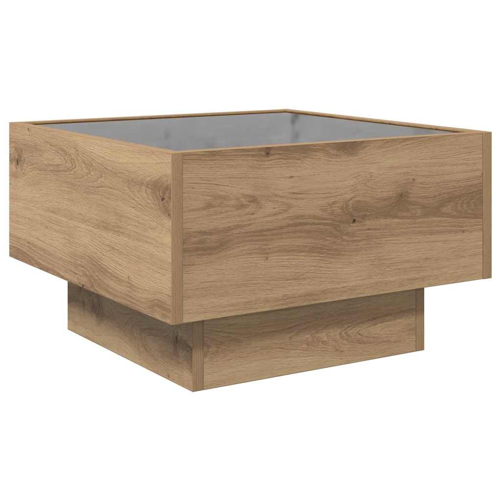 Kaffebord artisan eik 50 x 50 x 30 cm Konstruert tre