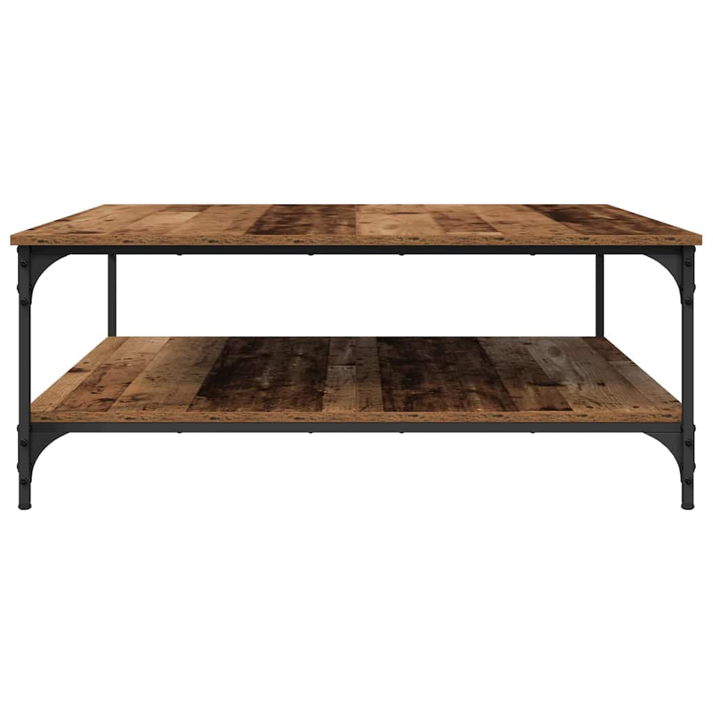 Kaffebord Gammelt tre 100 x 100 x 40 cm Konstruert tre