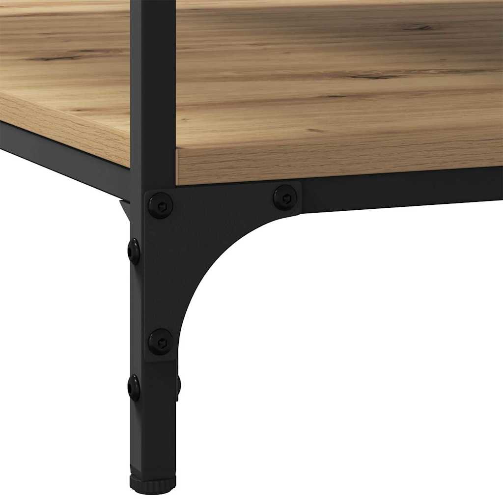 Kaffebord artisan eik 100 x 100 x 40 cm Konstruert tre