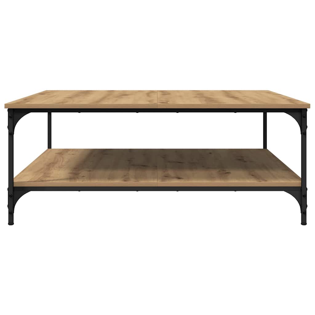 Kaffebord artisan eik 100 x 100 x 40 cm Konstruert tre