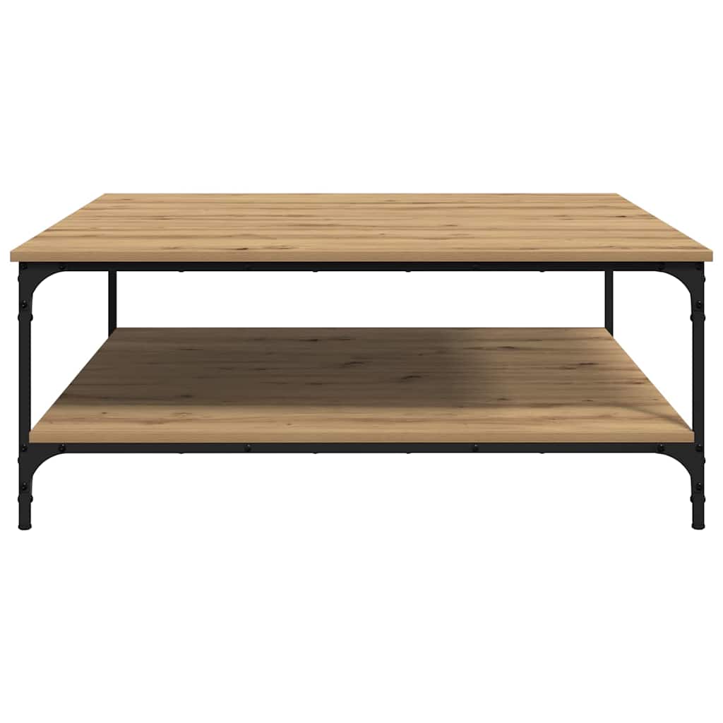 Kaffebord artisan eik 100 x 100 x 40 cm Konstruert tre