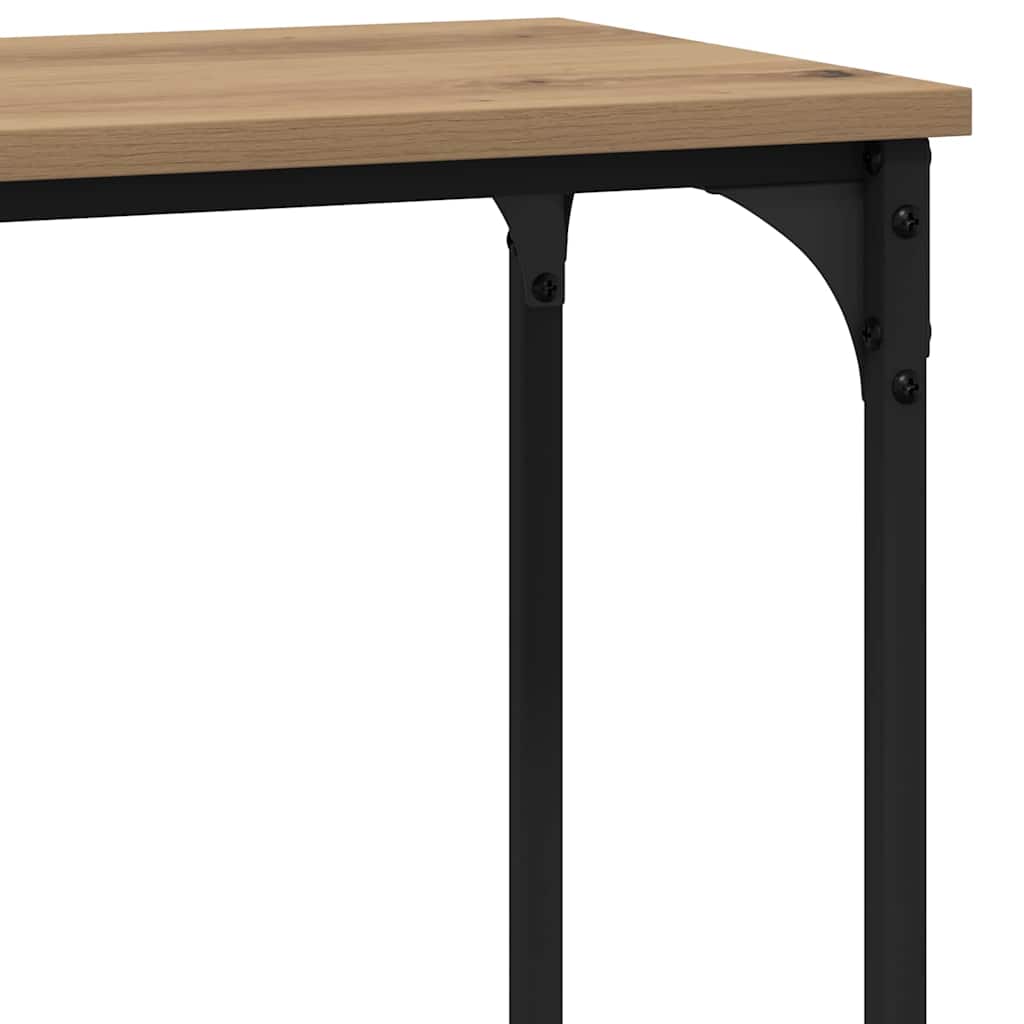 Konsollbord artisan eik 75 x 30.5 x 75 cm Konstruert tre