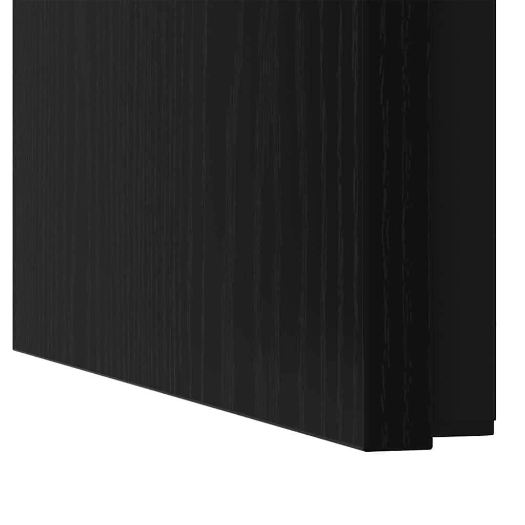 Kaffebord med Nesting 3 pcs Svart eik 60 x 35 x 56 cm