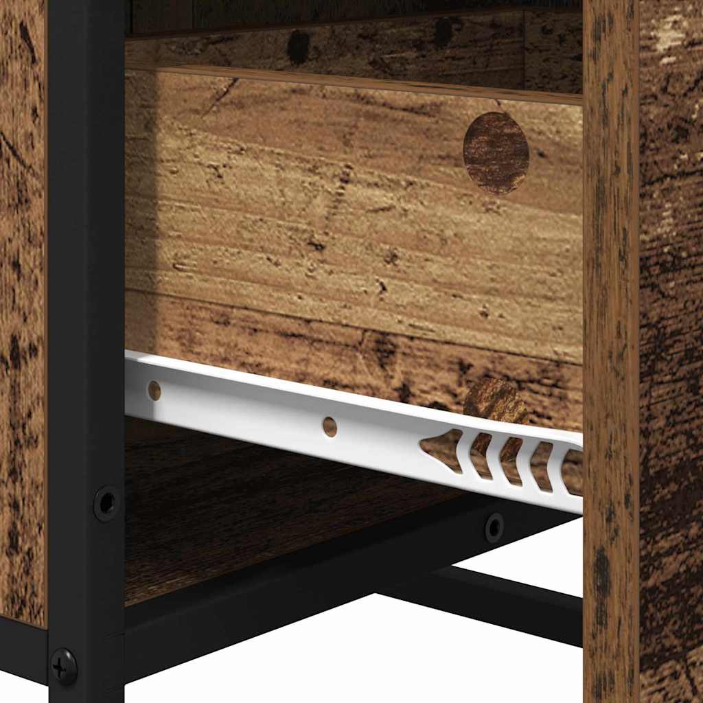 Serviesskap Gammelt tre 35,5 x 35 x 76 cm Konstruert tre