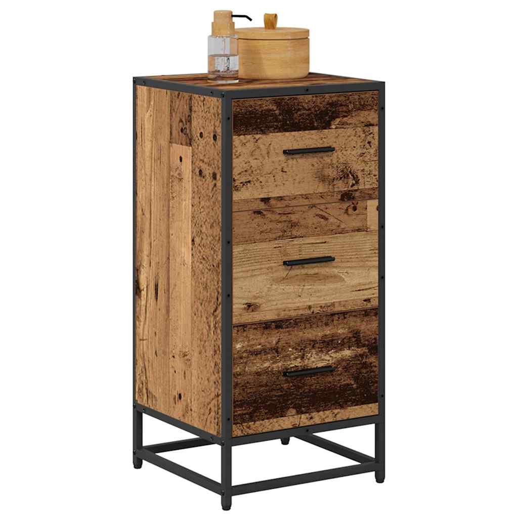 Serviesskap Gammelt tre 35,5 x 35 x 76 cm Konstruert tre
