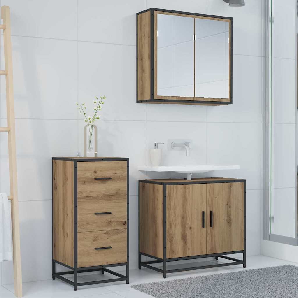 Serviesskap artisan eik 35,5 x 35 x 76 cm Konstruert tre