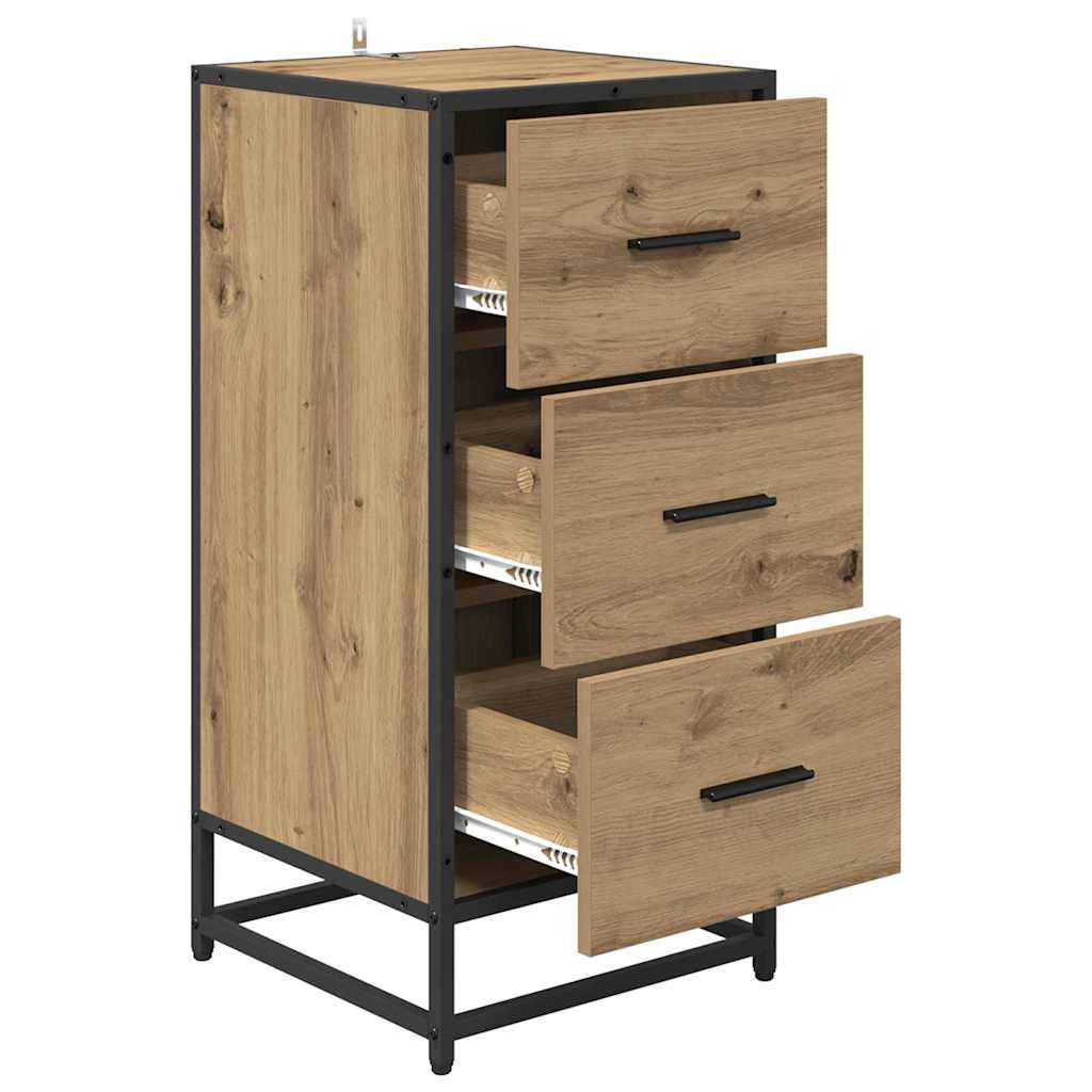Serviesskap artisan eik 35,5 x 35 x 76 cm Konstruert tre