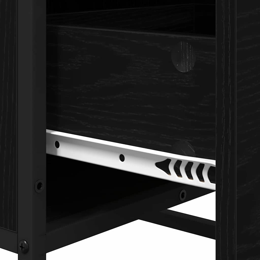 Serviesskap Svart eik 35,5 x 35 x 76 cm Konstruert tre