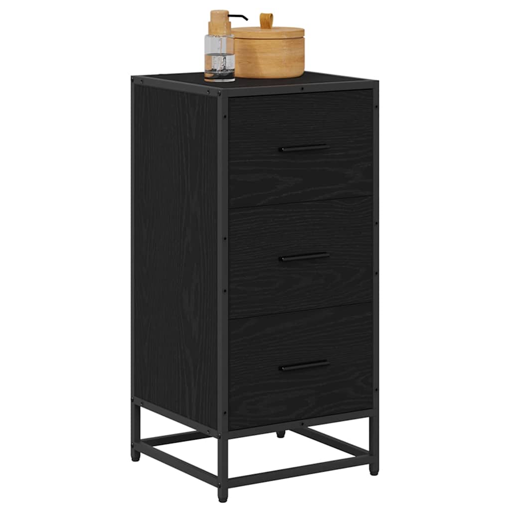 Serviesskap Svart eik 35,5 x 35 x 76 cm Konstruert tre