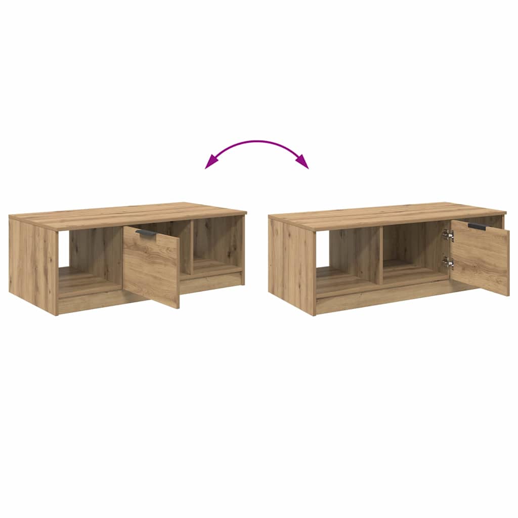 Kaffebord artisan eik 100 x 50 x 36 cm Konstruert tre