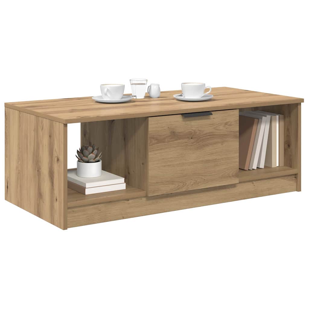 Kaffebord artisan eik 100 x 50 x 36 cm Konstruert tre