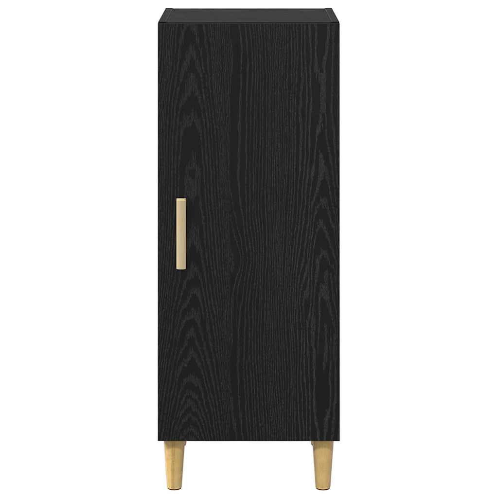 Serviesskap Svart eik 34,5 x 34 x 90 cm Konstruert tre
