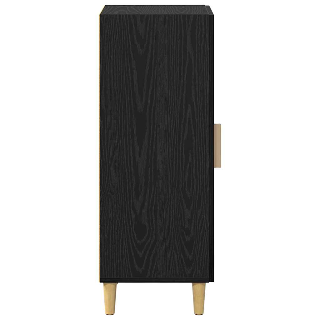Serviesskap Svart eik 34,5 x 34 x 90 cm Konstruert tre