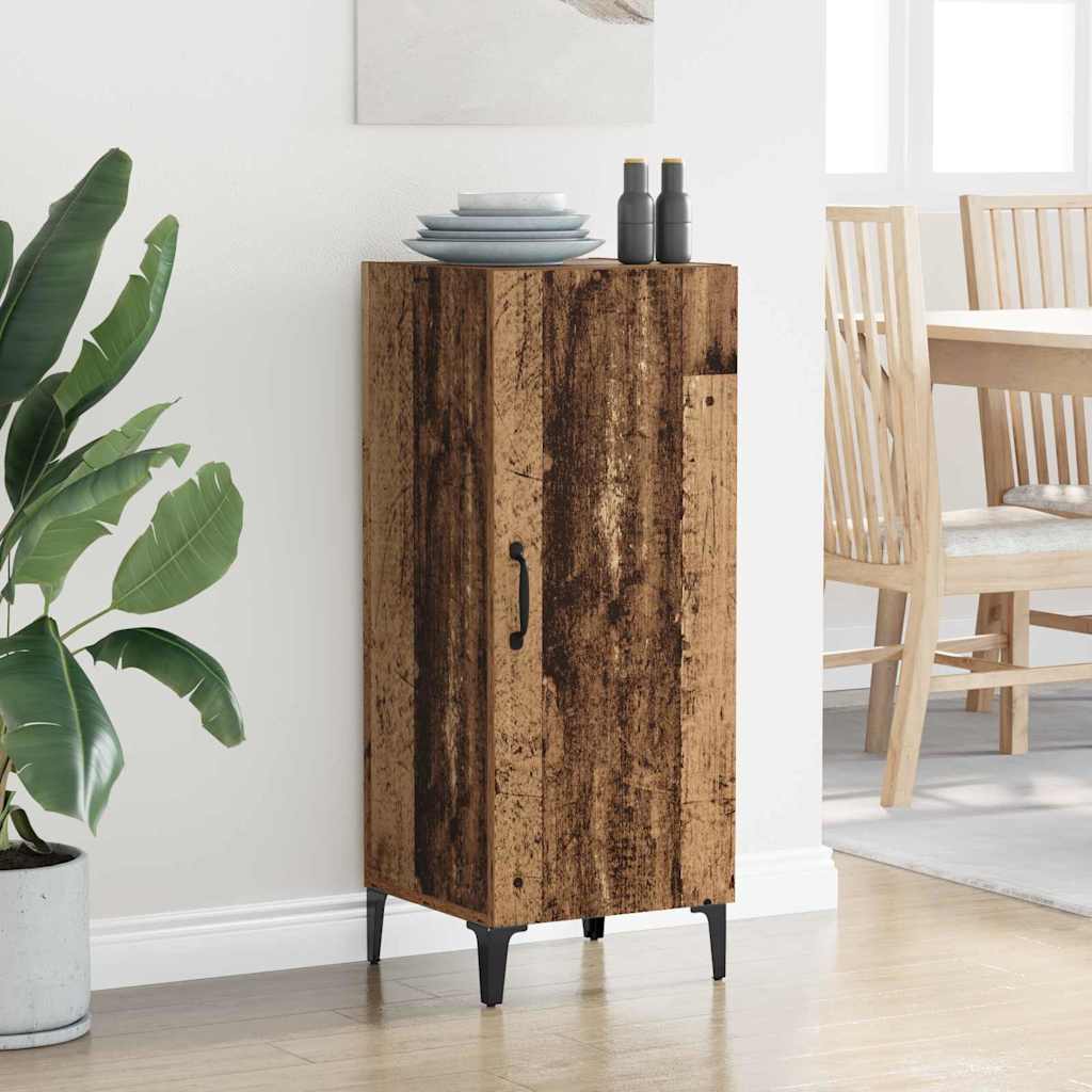 Serviesskap Gammelt tre 34,5 x 34 x 90 cm Konstruert tre