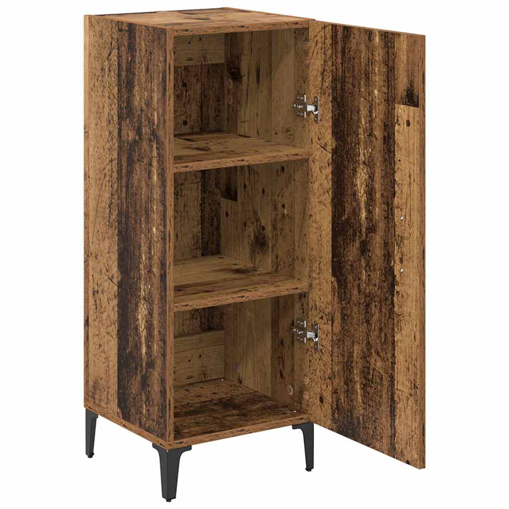 Serviesskap Gammelt tre 34,5 x 34 x 90 cm Konstruert tre