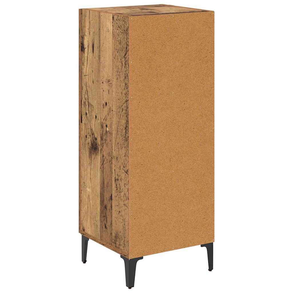 Serviesskap Gammelt tre 34,5 x 34 x 90 cm Konstruert tre