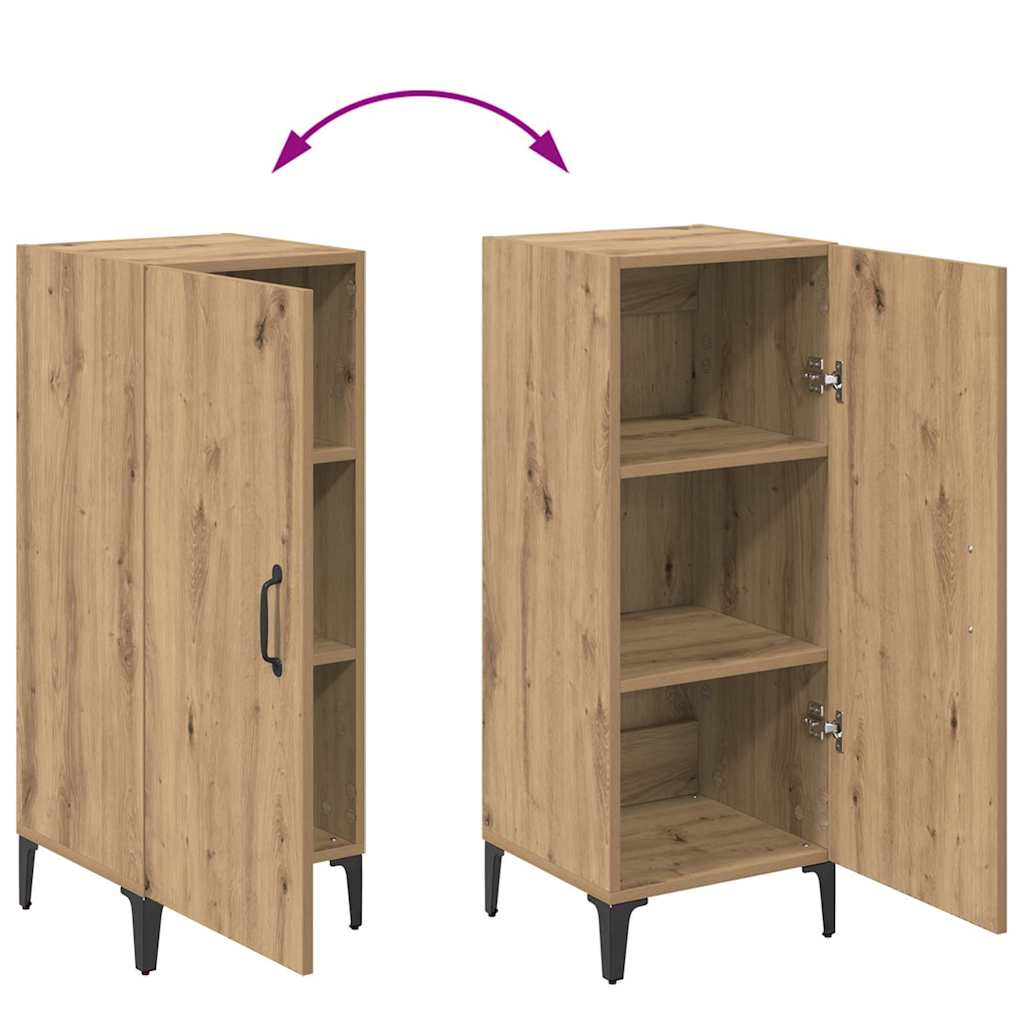 Serviesskap artisan eik 34,5 x 34 x 90 cm Konstruert tre