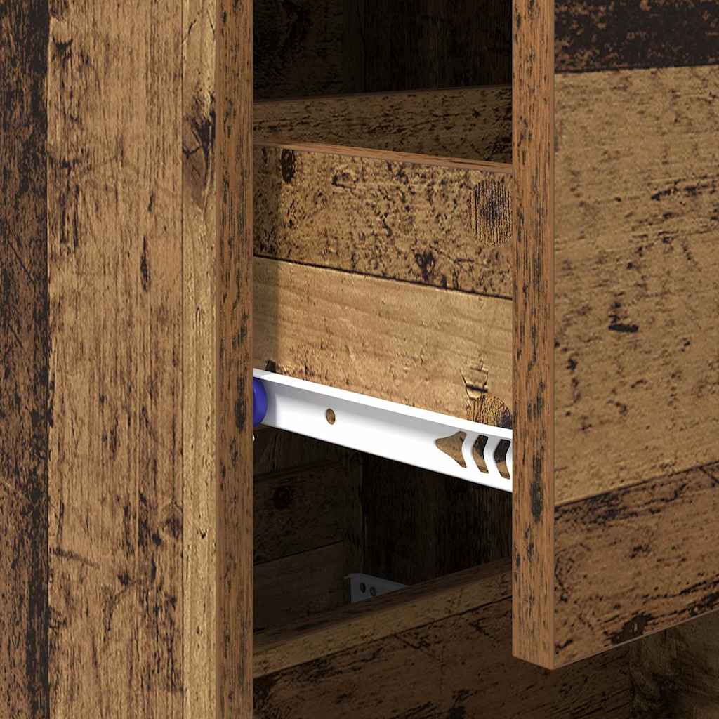 Serviesskap Gammelt tre 34,5 x 34 x 90 cm Konstruert tre