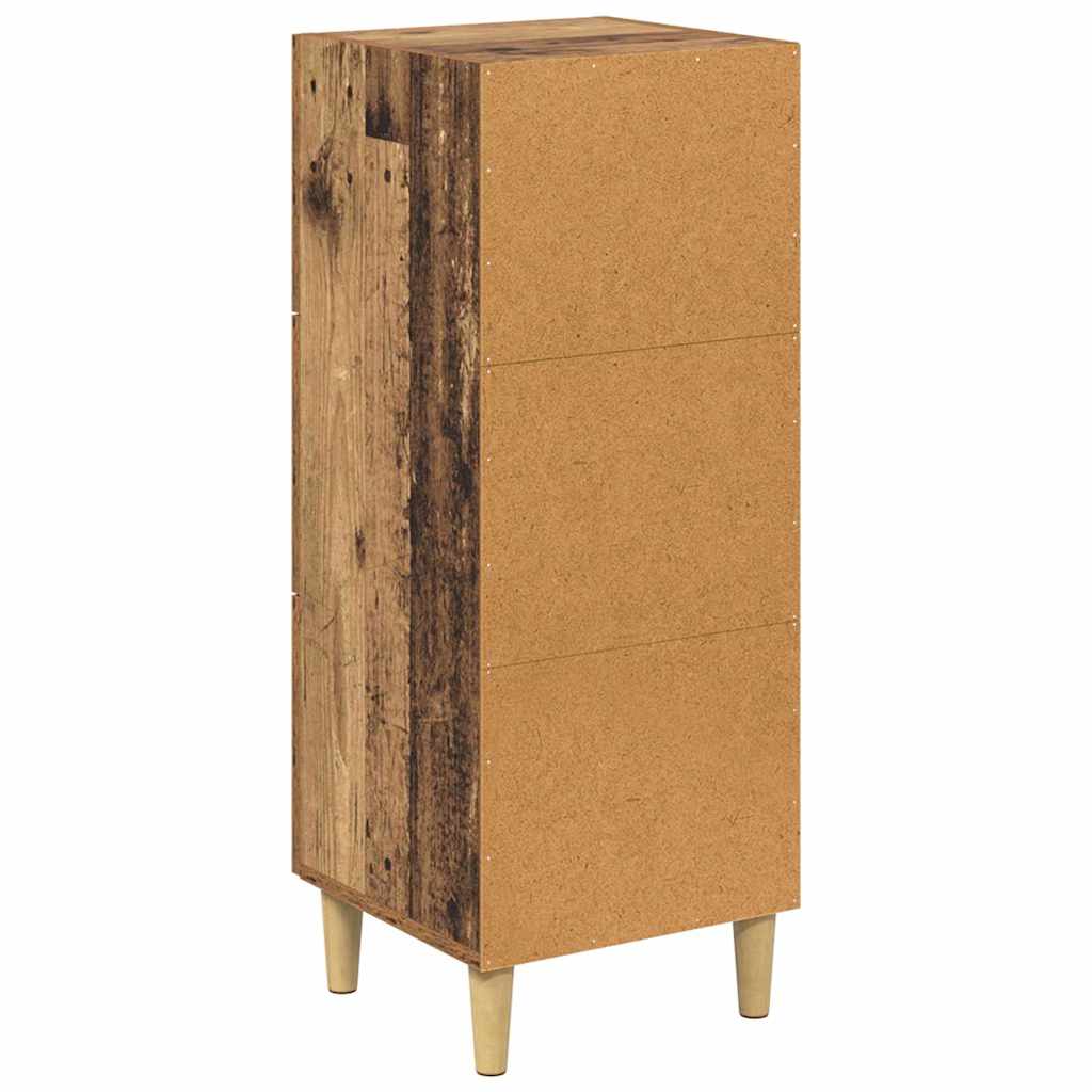 Serviesskap Gammelt tre 34,5 x 34 x 90 cm Konstruert tre