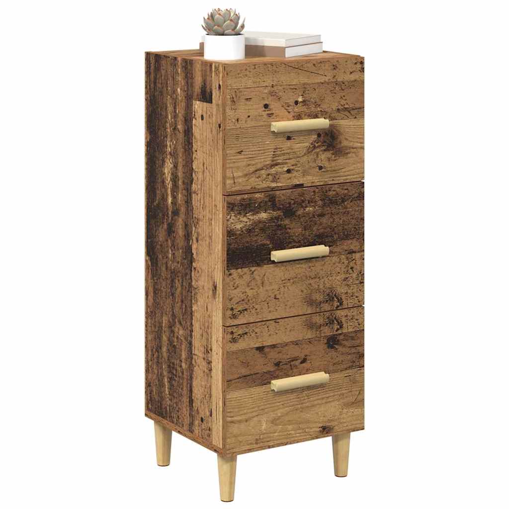 Serviesskap Gammelt tre 34,5 x 34 x 90 cm Konstruert tre