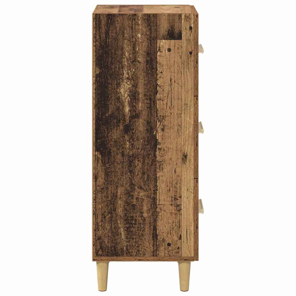 Serviesskap Gammelt tre 34,5 x 34 x 90 cm Konstruert tre