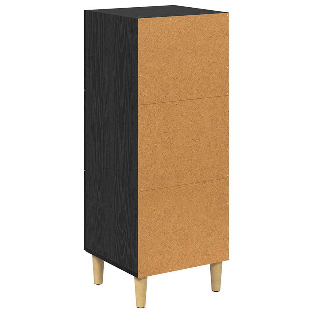 Serviesskap Svart eik 34,5 x 34 x 90 cm Konstruert tre