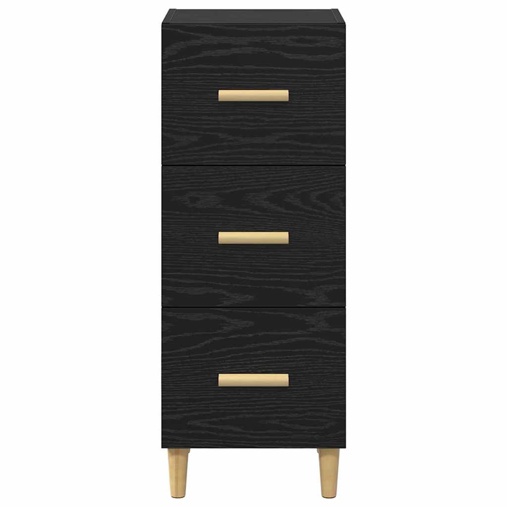 Serviesskap Svart eik 34,5 x 34 x 90 cm Konstruert tre