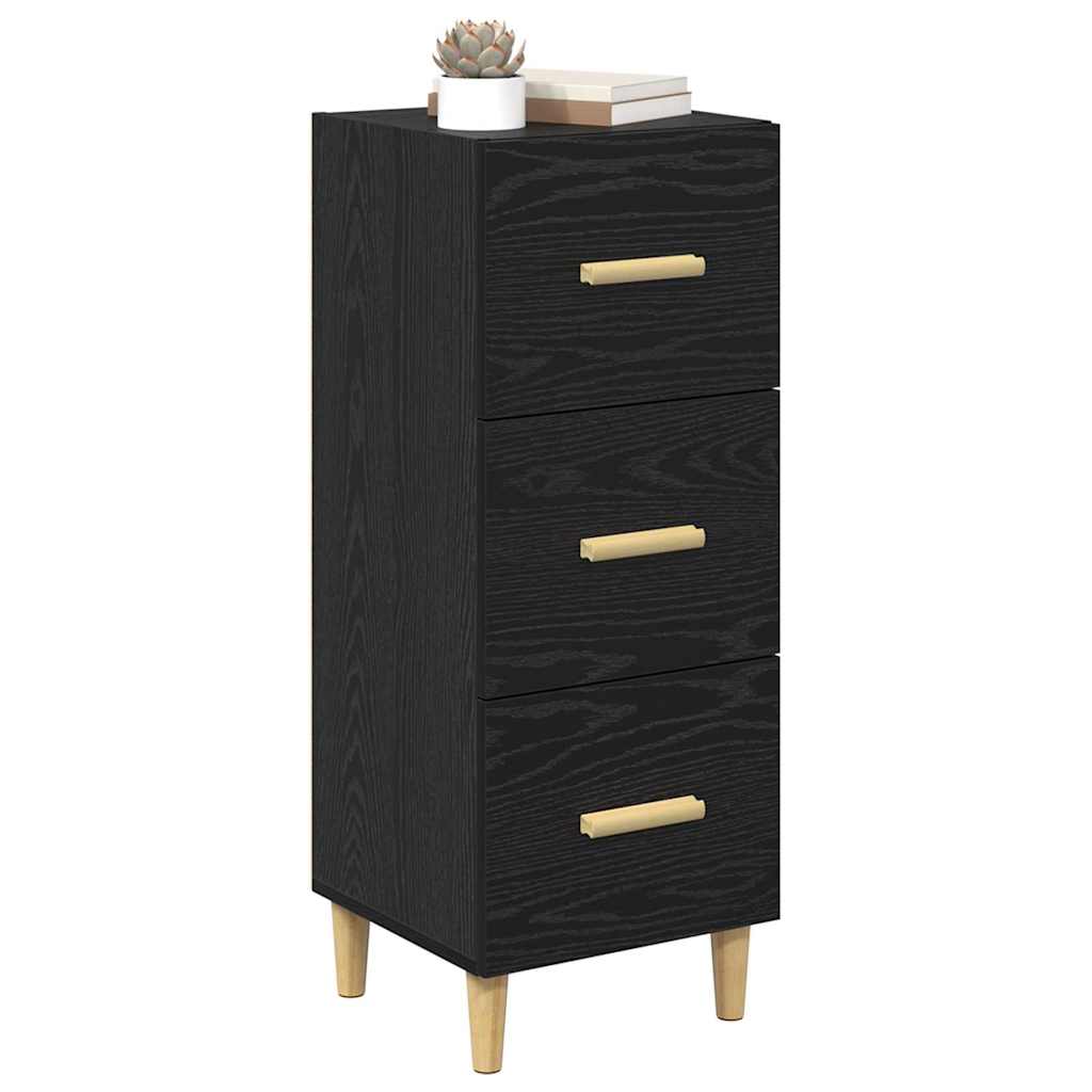 Serviesskap Svart eik 34,5 x 34 x 90 cm Konstruert tre