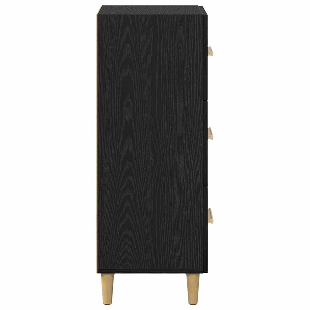 Serviesskap Svart eik 34,5 x 34 x 90 cm Konstruert tre