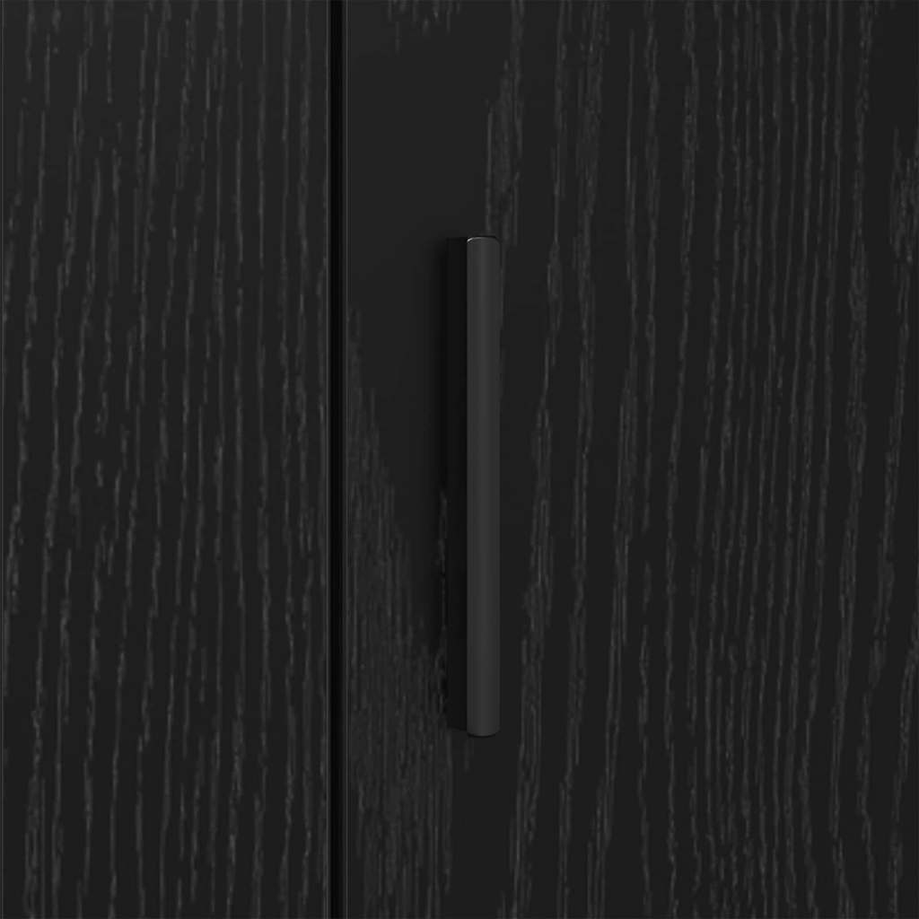Serviesskap Svart eik 40 x 33 x 70 cm Konstruert tre