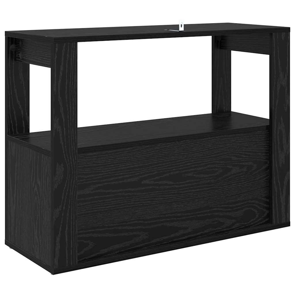 Serviesskap Svart eik 80 x 30 x 60 cm Konstruert tre