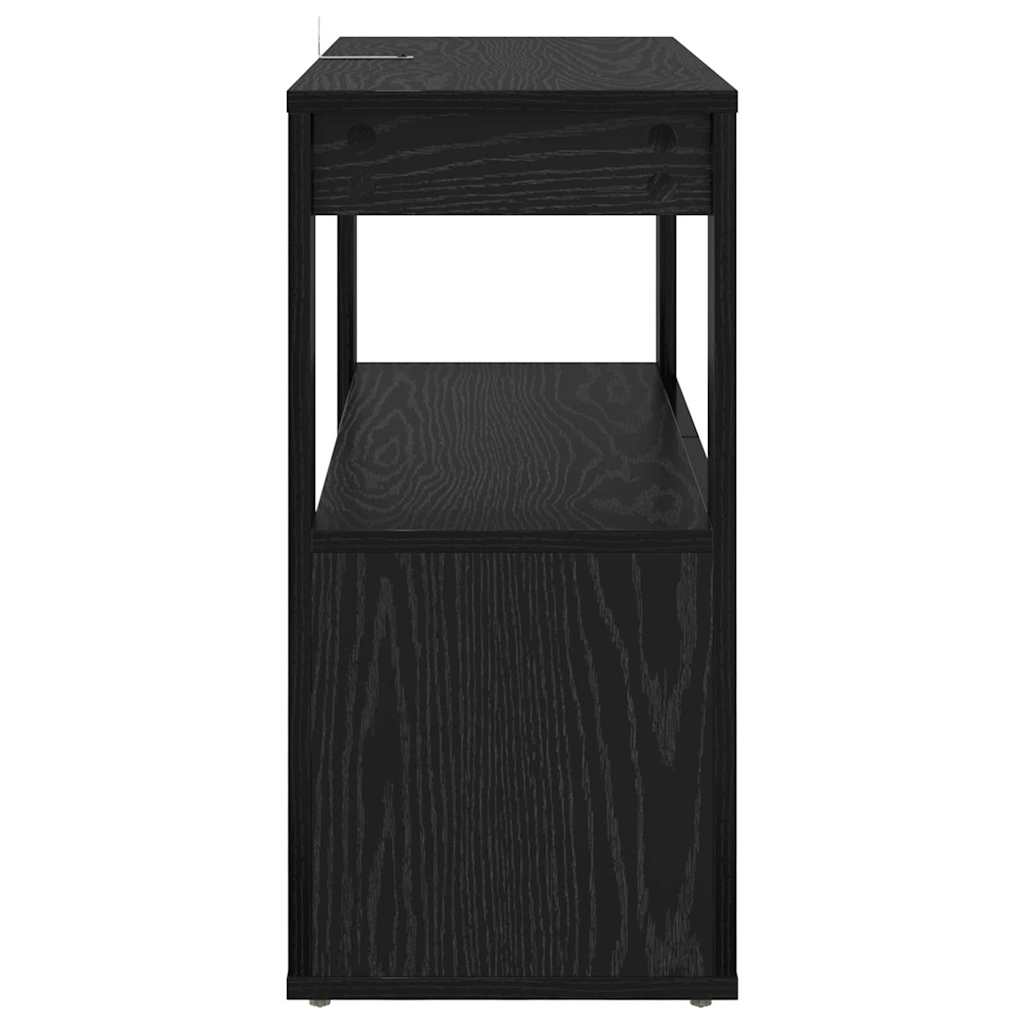 Serviesskap Svart eik 80 x 30 x 60 cm Konstruert tre